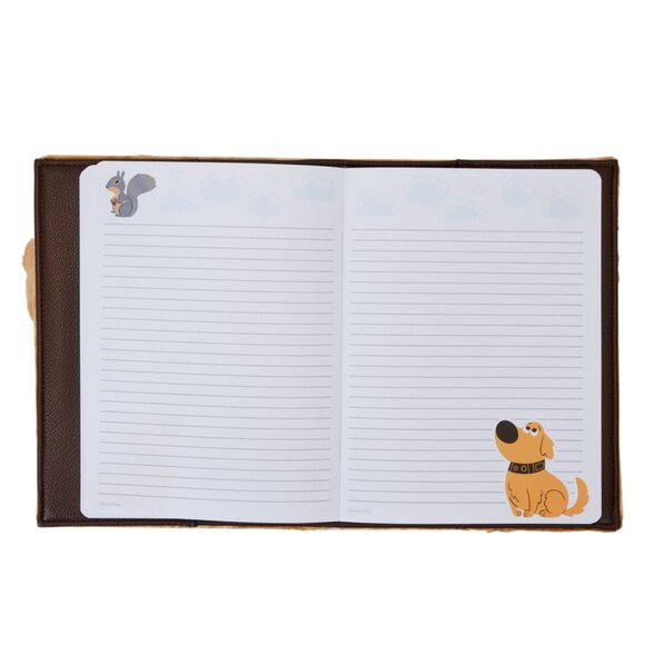 Loungefly Pixar Up Dug Up 15th Ann Plush Refillable Stationery Journal Notebook - Picture 3 of 11